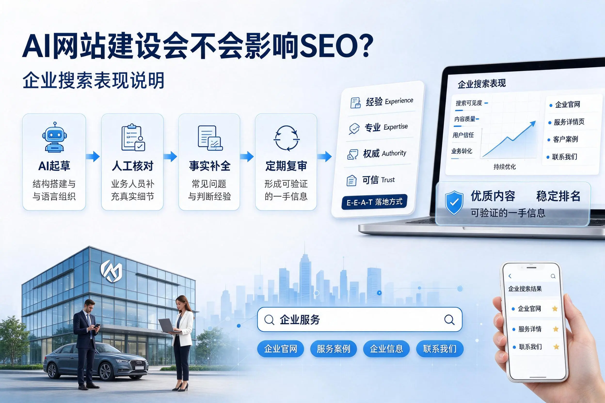 AI网站建设会不会影响SEO？昌江企业搜索表现说明